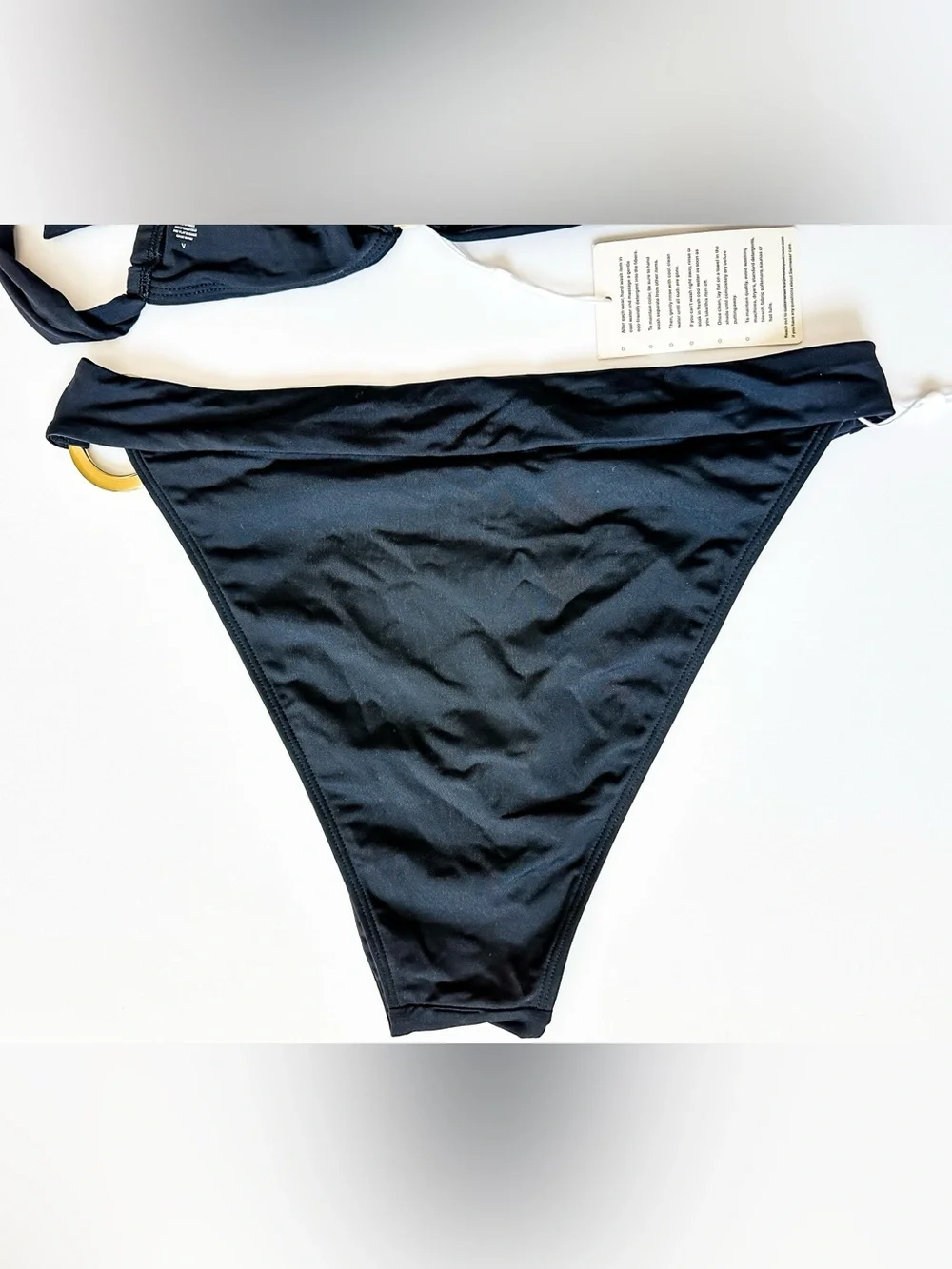 Monday Swimwear Brontë Top & Antigua Bottom Bikini Set Black Women’s